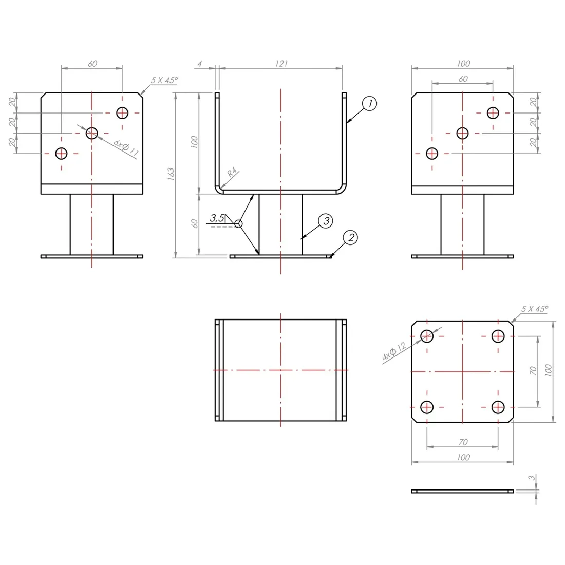 podstawa-slupa-120x100x160mm-przykrecana-do-betonu-kotwa-mocna-pmfu-stalowa-stan-nowy