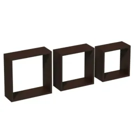 polka-wiszaca-scienna-kwadrat-na-ksiazki-zestaw-3-szt-21-24-27-cm-wenge-fss