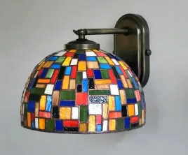 lampa-scienna-kinkiet-witraz-moza-o23-na-ramieniu