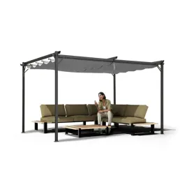 pergola-tarasowa-altana-ogrodowa-3x3m-szara-metalowa-zadaszenie-tarasu-irda