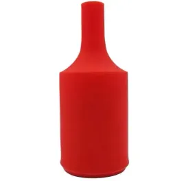 oprawka-dekoracyjna-silikonowa-e27-walec-czerwona