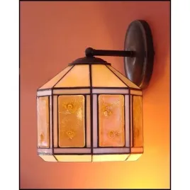 lampa-scienna-kinkiet-witraz-miod-20cm