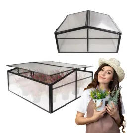 mini-szklarnia-inspekt-czarna-100-cm-z-poliweglanu-dwustronna-magnolia-iv