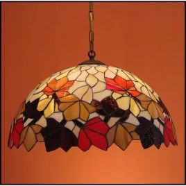 lampa-zyrandol-zwis-witraz-jesien-50cm