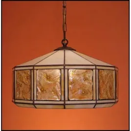 lampa-zyrandol-zwis-witraz-miod-40cm