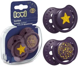 lovi-stardust-smoczek-dynamiczny-0-3m-2szt-violet