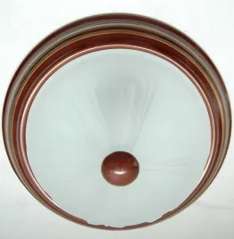 plafon-okragly-lampa-sufitowa-stalowa-brazowa