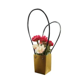torebka-papierowa-prezentowa-kwiatowa-33-cm-na-bukiet-ozdoba-ciemnozolta