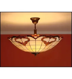 plafon-lampa-zyrandol-ampla-witraz-roco-52cm