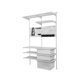 regal-magazynowy-system-integri-garazowy-warsztatu-mocny-bialy-zestaw-2m2