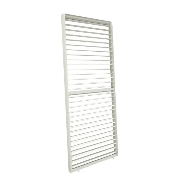 ŚCIANKA ŻALUZJOWA DO PERGOLI KEA BIAŁA PANEL BOCZNY 123 CM ALUMINIOWY