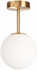 lampa-sufitowa-plafon-milano-gold-pojedyncza-mleczna-kula