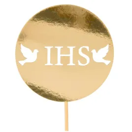 topper-papierowy-zloty-ihs-z-golabkami-na-ciasto-toper-piker-dekoracja