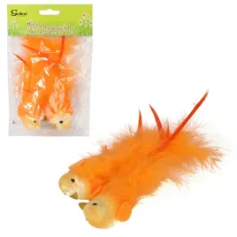 ptaszki-z-naturalnymi-piorkami-do-stroikow-2szt-15cm-pomaranczowe