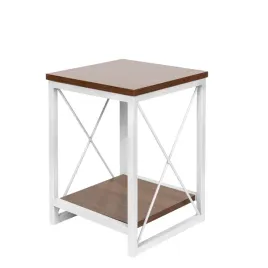 nowoczesna-szafka-stolik-metalowy-czarny-dwu-poziomowy-wielofunkcyjny