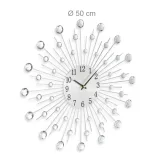 zegar-scienny-relaxdays-srebrny-50cm-marka-relaxdays