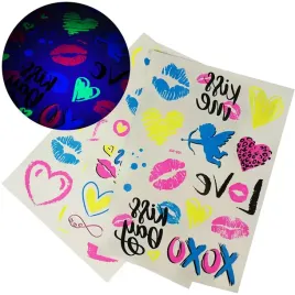 tatuaze-walentynkowe-swiecace-w-uv-mix-wzorow