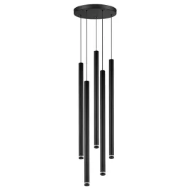 lampa-sufitowa-wiszaca-plafon-zyrandol-tuba-sopel-czarna-5x-g9-modern