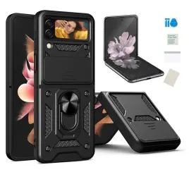 etui-pancerne-do-samsung-galaxy-z-flip-4-czarny-slide-ring-folia-ochronna