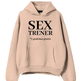 bluza-damska-brzoskwiniowa-kaptur-na-prezent-dla-trenera-sex-trener-m
