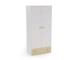 szafa-puffi-dwudrzwiowa-polki-drazki-wieszaki-szuflada-kolor-bialy-klon
