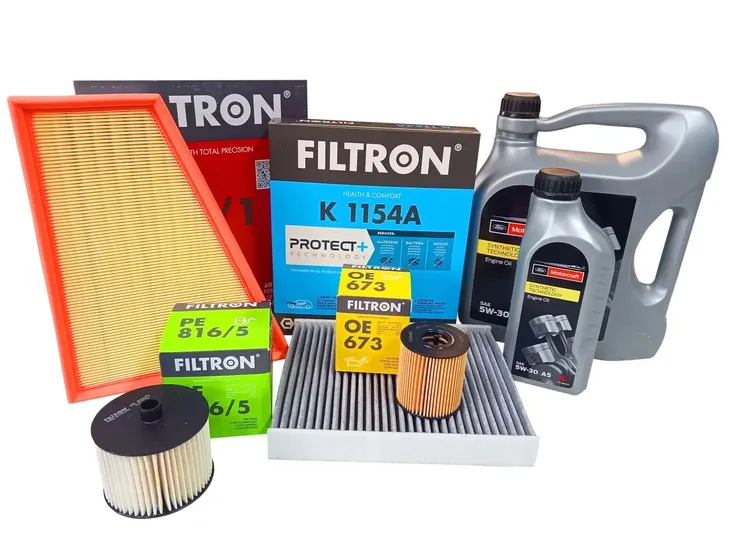 FORD MONDEO IV MK4 2,0 TDCI ZESTAW FILTRÓW I OLEJ 5W30 MOTORCRAFT 6L