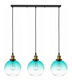 lampa-wiszaca-na-listwie-potrojna-kula-szklana-niebieska