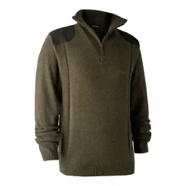sweter-deerhunter-sheffield-zip-neck-8637-cyprys-2xl