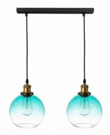 lampa-wiszaca-na-listwie-podwojna-kula-szklana-niebieska