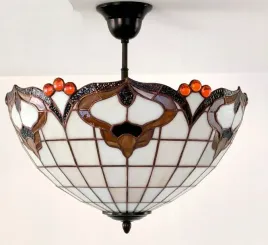 plafon-lampa-zyrandol-ampla-witraz-roco-40cm
