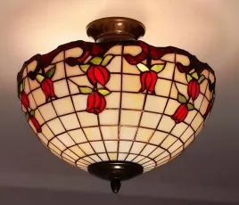 plafon-lampa-zyrandol-witraz-rosa-30cm