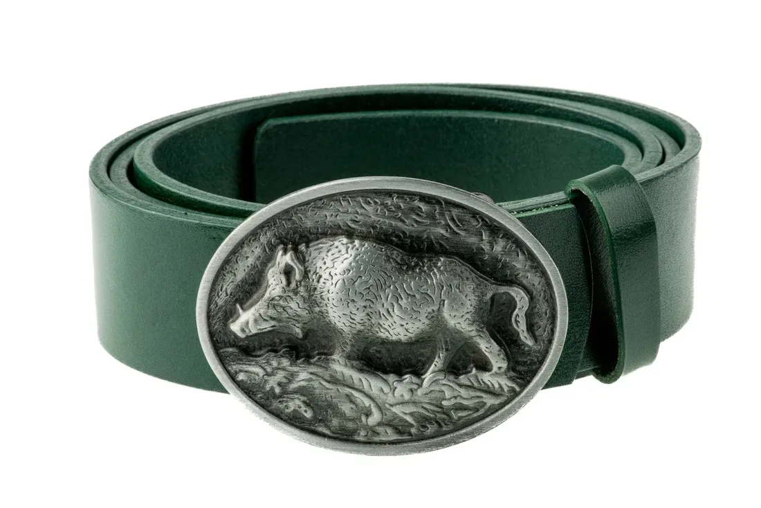 pasek-skorzany-bor-hunter-forest-boar-silver-100