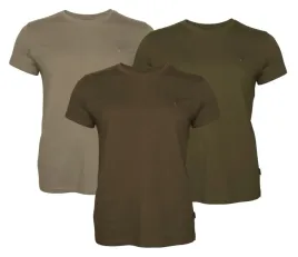 damski-t-shirt-pinewood-3-pack-3447-zielony-braz-mysliwski-khaki-2xl