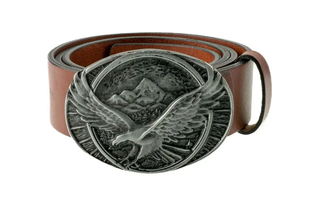 pasek-skorzany-bor-hunter-elegance-mountain-eagle-silver-90