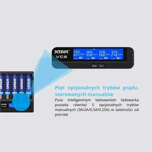 ladowarka-xtar-vc8-stan-nowy