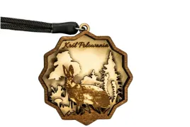 medal-drewniany-bor-hunter-krol-polowania-i