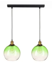 lampa-wiszaca-na-listwie-podwojna-kula-szklana-zielona