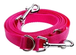 smycz-przepinana-regulowana-4wild-280-cm-rozowa