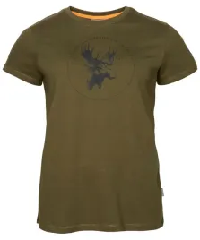 damski-t-shirt-pinewood-moose-3450-oliwka-mysliwska-xl