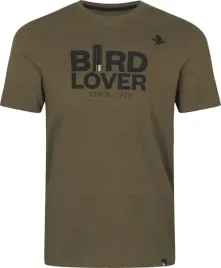 t-shirt-seeland-bird-lover-dark-olive-melange-xl