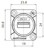 roxtone-rau3d-gniazdo-przelotowe-panelowe-usb-a-kod-producenta-rau3d