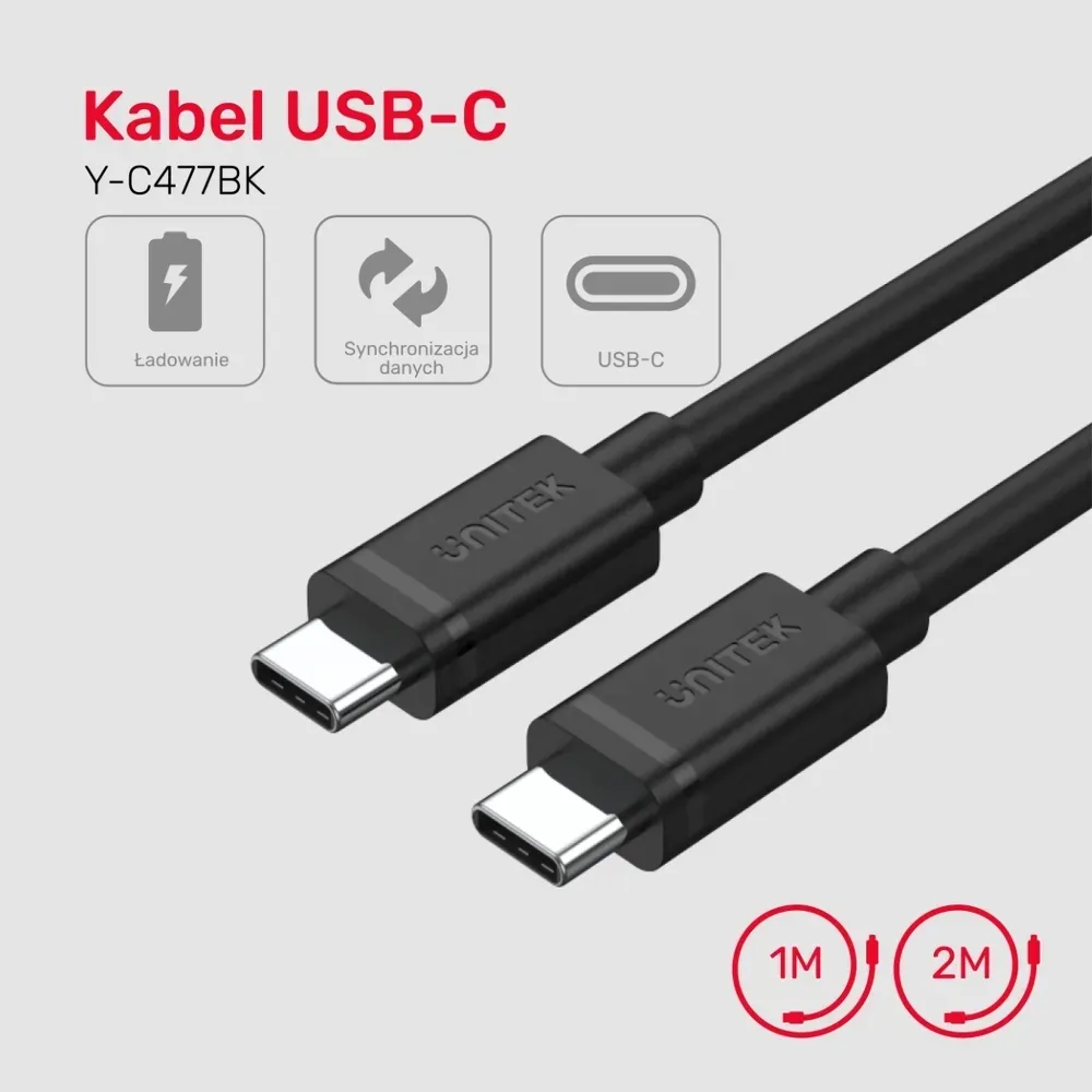 unitek-przewod-usb-typ-c-do-usb-typ-c-2m-stan-nowy