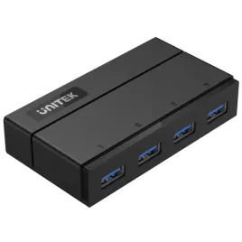 unitek-y-hb03001-czarny-hub-usb-do-4x-usb3-0-z-funkcja-ladowania-zasilacz