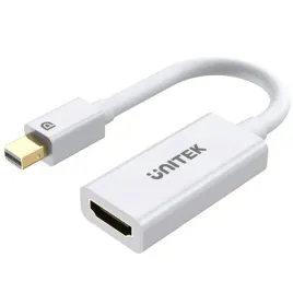 unitek-y-6331-bialy-adapter-konwerter-z-minidisplayport-na-hdmi-do-4k