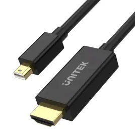 unitek-czarny-adapter-mini-displayport-na-hdmi-1-4-4k-30hz-kabel-2m