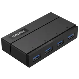 unitek-y-hb03001-czarny-hub-usb-do-4x-usb3-0-z-funkcja-ladowania-zasilacz