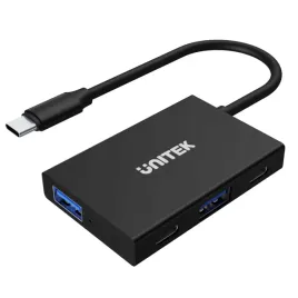 unitek-czarny-hub-usb-c-na-2x-usb-a-2x-usb-c-10gbps
