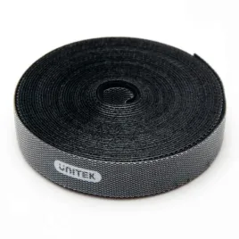 unitek-rzep-organizer-do-kabli-czarny-5m-ot142bk