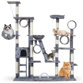 drapak-dla-kota-xxl-duzy-255cm-wieza-hamak-tuba-domek-jasny-szary-w-lapki