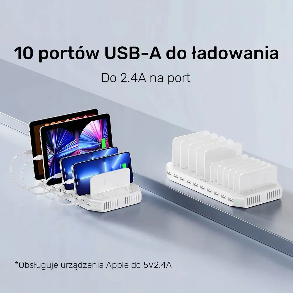 unitek-stacja-ladujaca-10xusb-2-4a-60w-biala